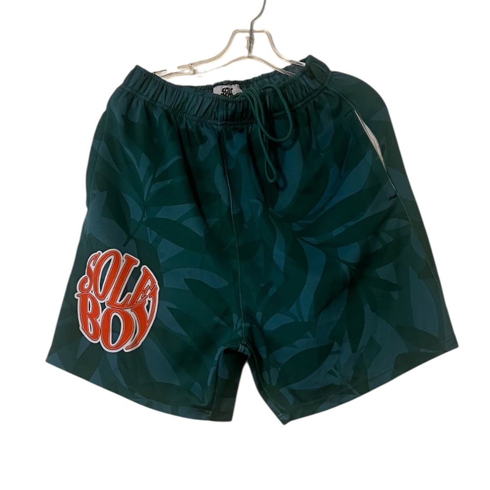 NWOT  Soleboy Dark Green Men's Shorts, Large